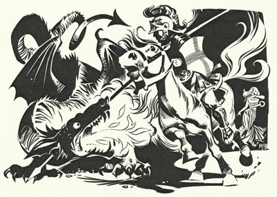 St George and the Dragon by Angus McBride