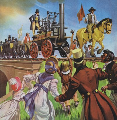 Stockton and Darlington Railway by Angus McBride