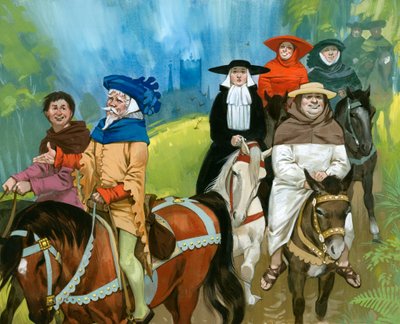 The Canterbury Pilgrims by Angus McBride