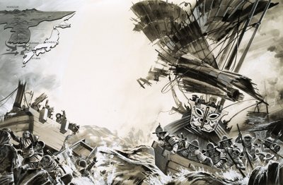 The Doomed Armada of Kublai Khan by Angus McBride