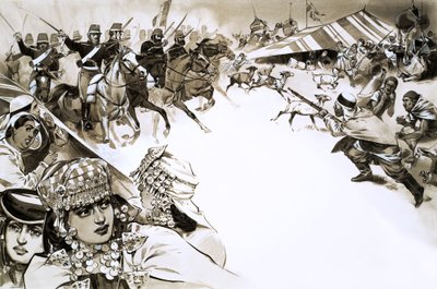 The French invade Algeria by Angus McBride