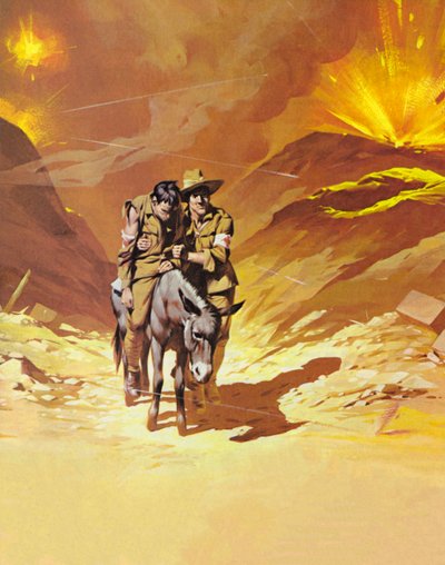 The Man with the Donkey, John Simpson by Angus McBride