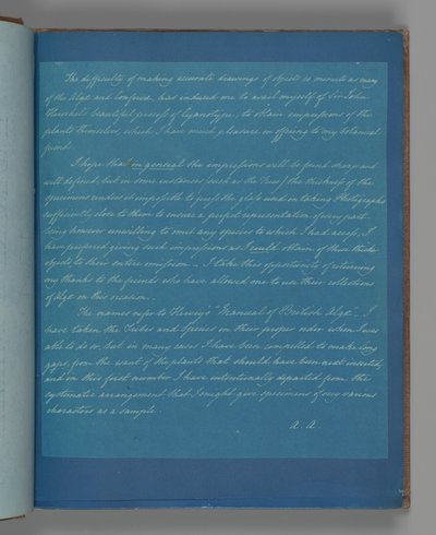 Dedication Page 2 by Anna Atkins