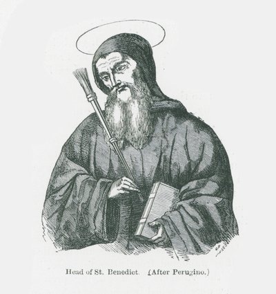 Head of St Benedict by Anna Brownell Jameson