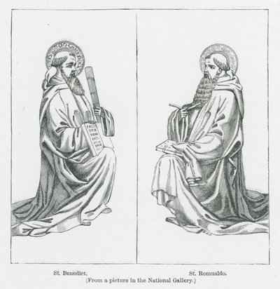 St Benedict, St Romualdo by Anna Brownell Jameson