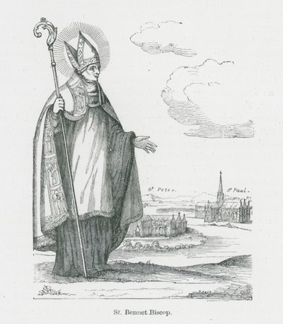 St Bennet Biscop by Anna Brownell Jameson