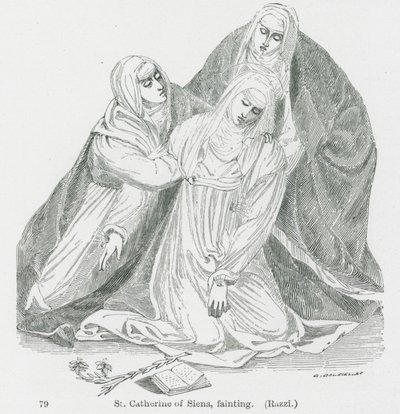 St Catherine of Siena, Fainting by Anna Brownell Jameson