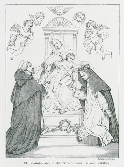 St Dominick and St Catherine of Siena by Anna Brownell Jameson