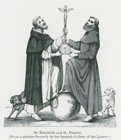 St Dominick and St Francis by Anna Brownell Jameson