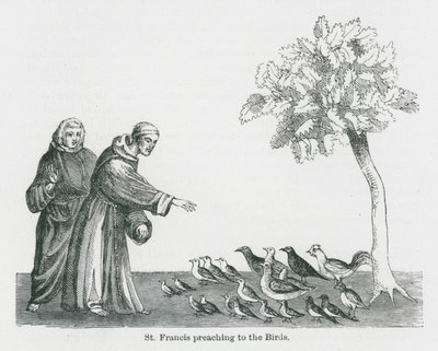 St Francis Preaching to the Birds by Anna Brownell Jameson