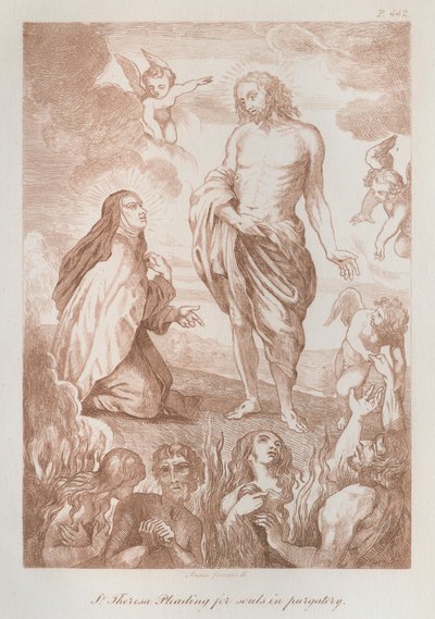 St Theresa Pleading for Souls in Purgatory by Anna Brownell Jameson