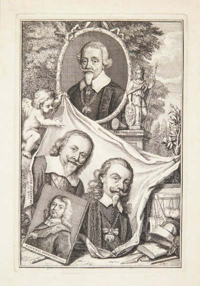 Group Portrait of Members of the Sehested Family by Anna Folkema