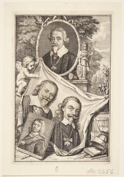Group Portrait of Members of the Sehested Family by Anna Folkema