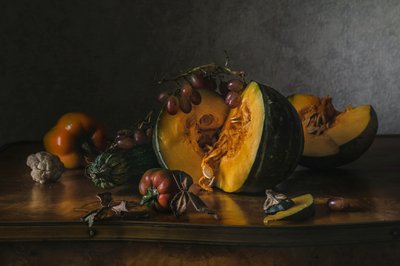 Autumn Harvest Still Life by Anna Petina
