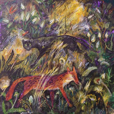The Panther & the Fox, 2023 by Anna Pugh
