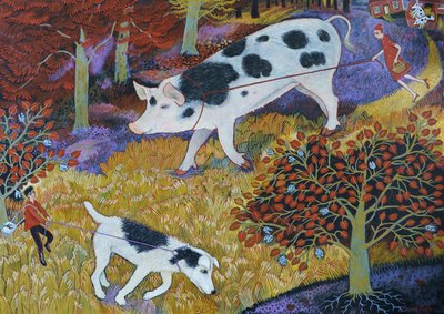 Truffling, 2020 by Anna Pugh