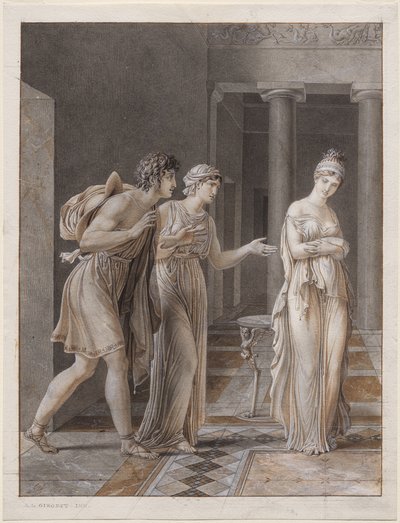 The Meeting of Orestes and Hermione by Anne-Louis Girodet de Roucy-Trioson