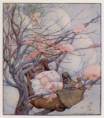 Nursery Rhyme: Hush-A-Bye, Baby, On The Tree Top by Anne (after) Anderson