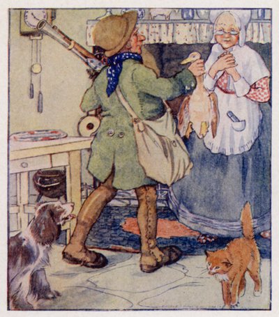 Nursery rhyme: There Was A Little Man by Anne (after) Anderson