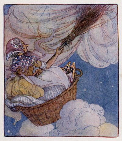 Nursery Rhyme: There Was An Old Woman by Anne (after) Anderson