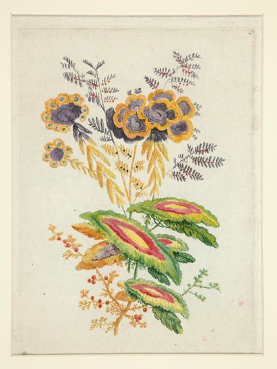 Fantastic Flowers, from New Suite of Notebooks of Ideal Flowers for the Use of Designers and Painters by Anne Allen