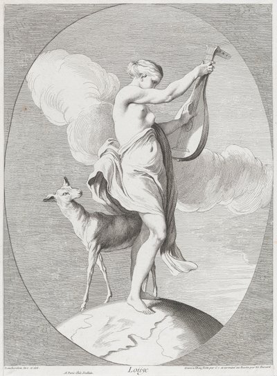 Hearing by Anne Claude Philippe de Caylus, Etienne Fessard