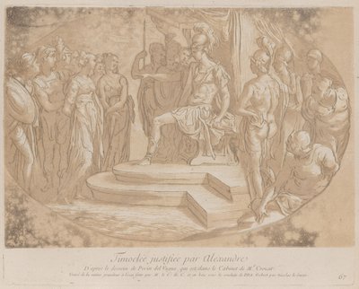 Alexander the Great freeing Timoclea by Anne Claude Philippe de