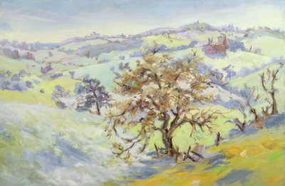 From Udimore Towards Peasmarch, Sussex, in Winter by Anne Durham