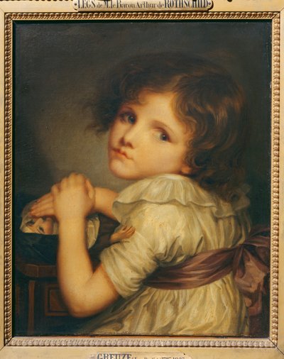 The Child with a Doll by Anne Genevieve Greuze