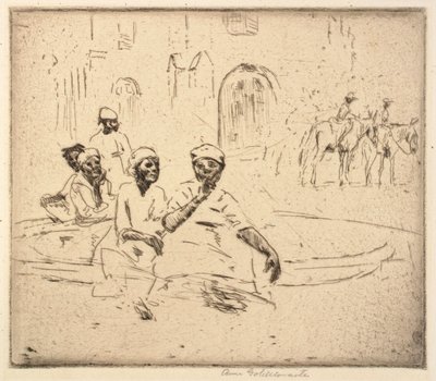 Black Woman at a Fountain by Anne Goldthwaite