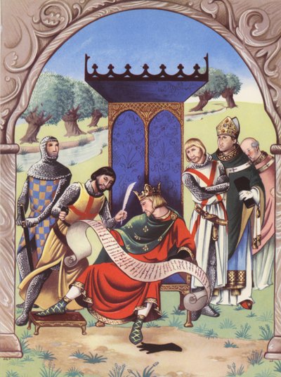 King John Signs the Magna Carta by Anne & Johnstone Janet (1928 79) Johnstone