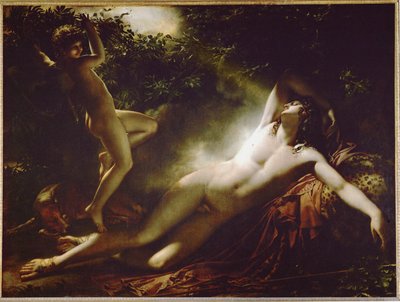 Endymion, Moon Effect by Anne Louis Girodet de Roucy-Trioson