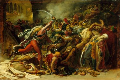 Sketch for The Revolt of Cairo by Anne Louis Girodet de Roussy Trioson