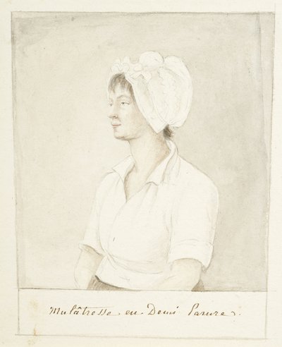 Portrait of a Mulatto Girl by Anne Marguerite Hyde de Neuville