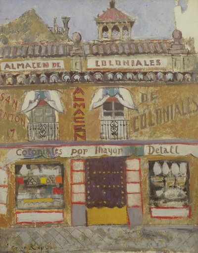 A Shop Front, Granada by Anne Redpath