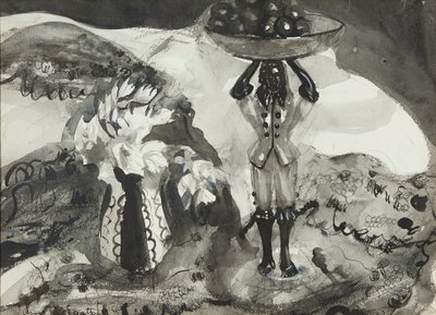 Still Life With Figurine by Anne Redpath