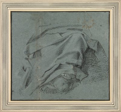 Study for the Drapery Across the Legs of the Virgin for the Assumption Altarpiece, S. Maria del Popolo by Annibale Carracci