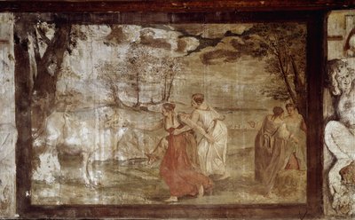Europa Drawing Near Jupiter Changed into a Bull by Annibale Carracci