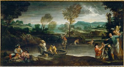 Fishing, Pendant to 40-08-05/41 by Annibale Carracci