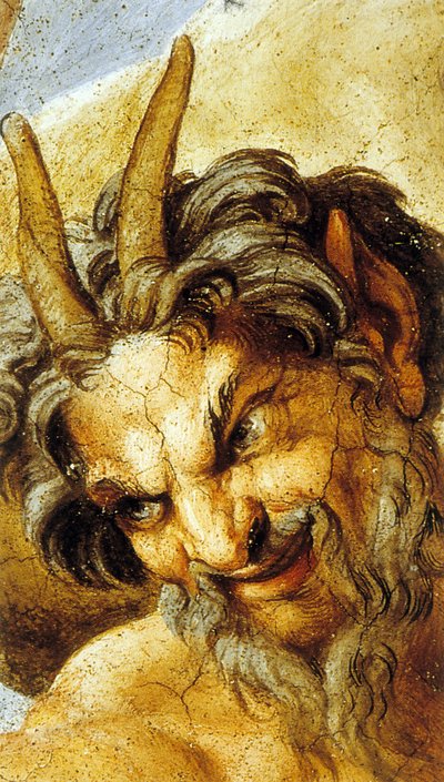 Satyr at the Farnese Palace in Rome by Annibale Carracci