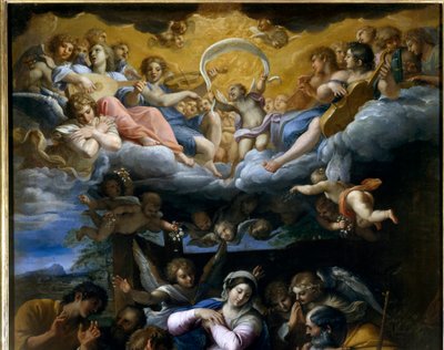 The Adoration of the Shepherds (detail) by Annibale Carracci