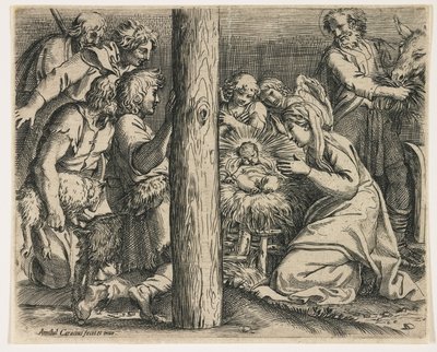 The Adoration of the Shepherds, c.1606 by Annibale Carracci