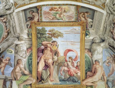 Galleria di Carracci, Polyphemus and Galatea (detail) by Annibale Carracci