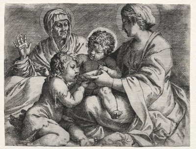 Virgin with the Bowl by Annibale Carracci