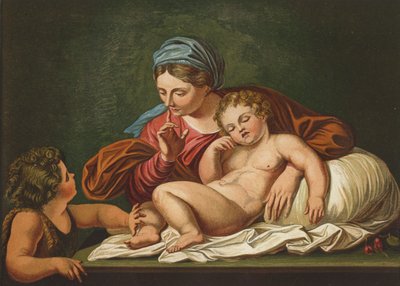 The Virgin, Infant Saviour and St John by Annibale after Carracci