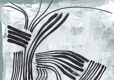 Dynamic Black Lines by Annick