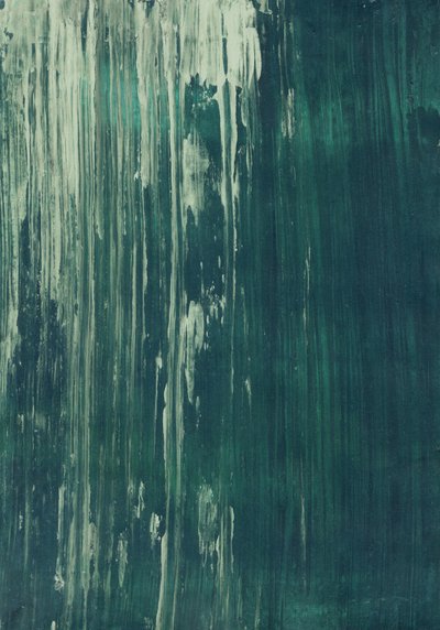 Fluid Teal Abstract by Annick