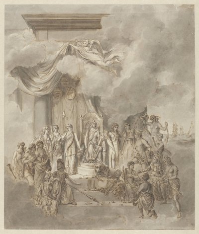 Allegory of the Reign of King Willem I, 1838 by Anonymous