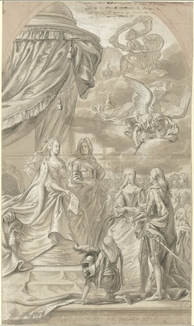 Allegory of the Marriage of Archduchess Maria Anna of Austria and Charles Alexander of Lorraine, 1744 by Anonymous