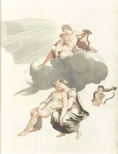 Apollo on the Clouds and Jupiter with Callisto by Anonymous